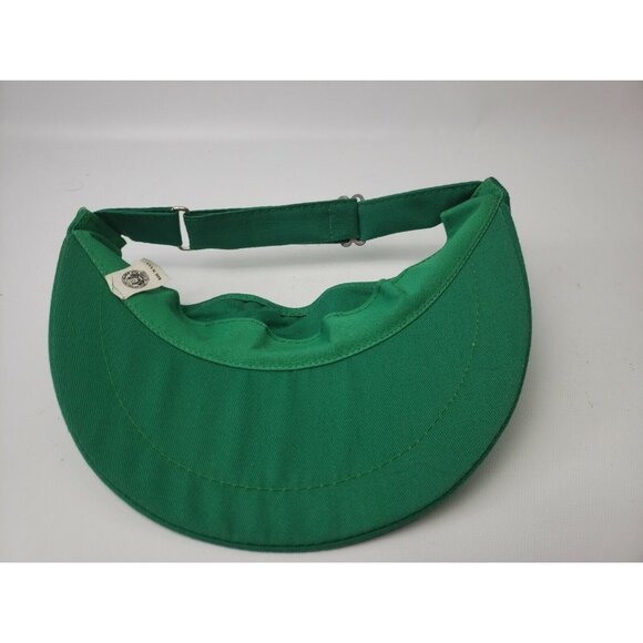 Vintage Masters Golf Green Visor Union Made In USA Adjustable Strap Buckle - Picture 8 of 11